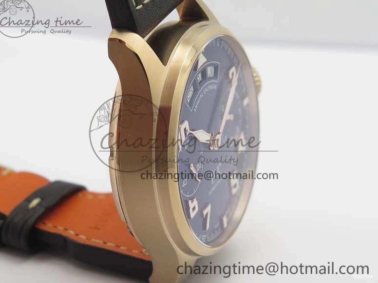 MIROTIME 0730 Big Pilot Real PR IW502701 RG YLF 1:1 Best Edition Blue Dial On Calfskin Strap A Classic 7225